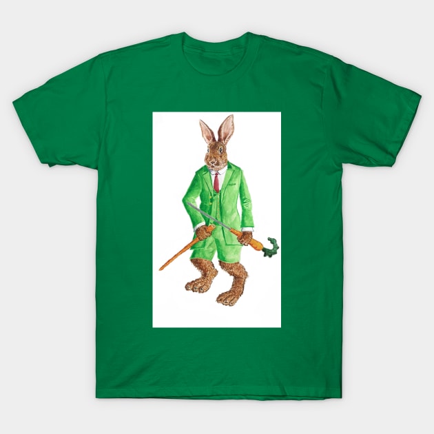 Sir Grasshopper Bopper T-Shirt by TIMHANCOCKART1